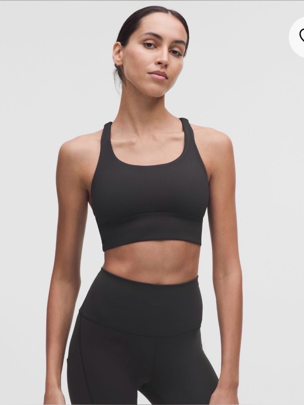 Lululemon Energy Longline Bra
Black